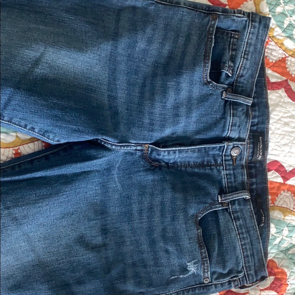 Banana Republic girlfriend cut jeans, 32 Short
